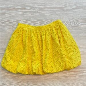 Lilly Pulitzer Sunburst Yellow Mini Skirt